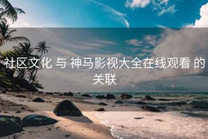 社区文化 与 神马影视大全在线观看 的关联
