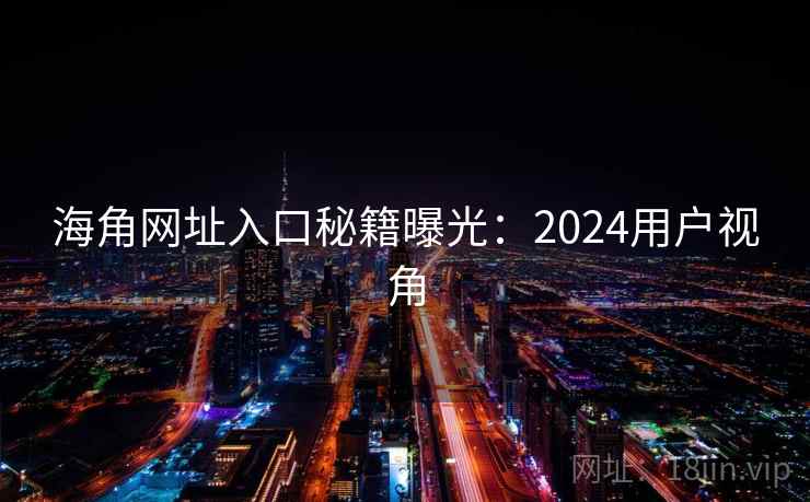 海角网址入口秘籍曝光：2024用户视角