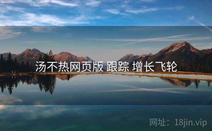汤不热网页版 跟踪 增长飞轮