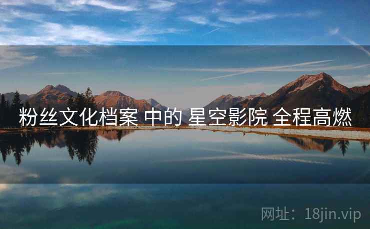 粉丝文化档案 中的 星空影院 全程高燃